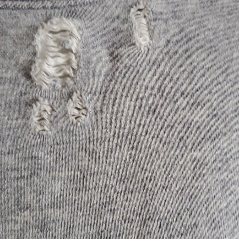 MOTHER Grey Distressed Sweatshirt - Picture 15 of 16